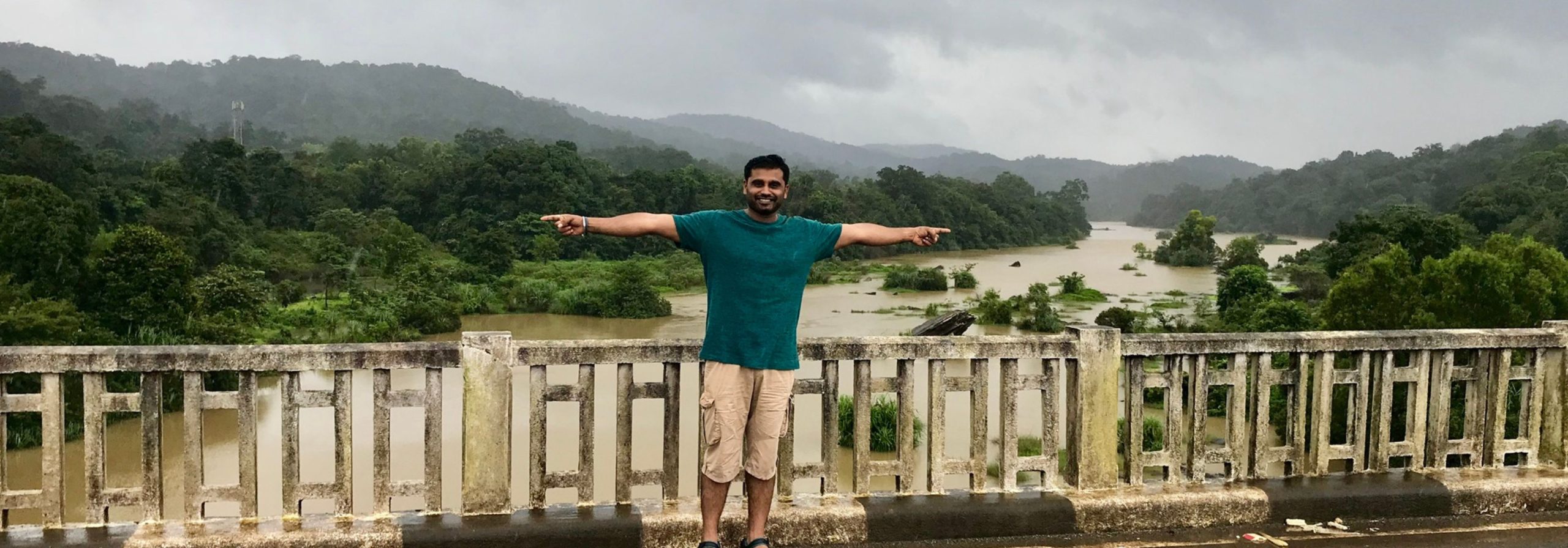 Seethakatte bridge at Jog Falls across Sharavathi river.